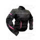 motoros kabát ASHLEY, Méret: M, fekete pink csíkkal, poliészter anyagból, CE jóváhagyott protektorok, NŐI, MZONE