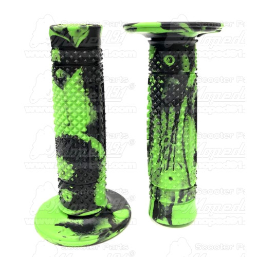 markolat motorkerékpár zöld-fekete párban kígyóbőr mintás 120 mm DOMINO