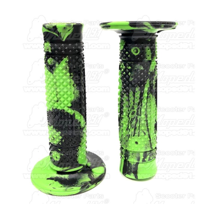markolat motorkerékpár zöld-fekete párban kígyóbőr mintás 120 mm DOMINO