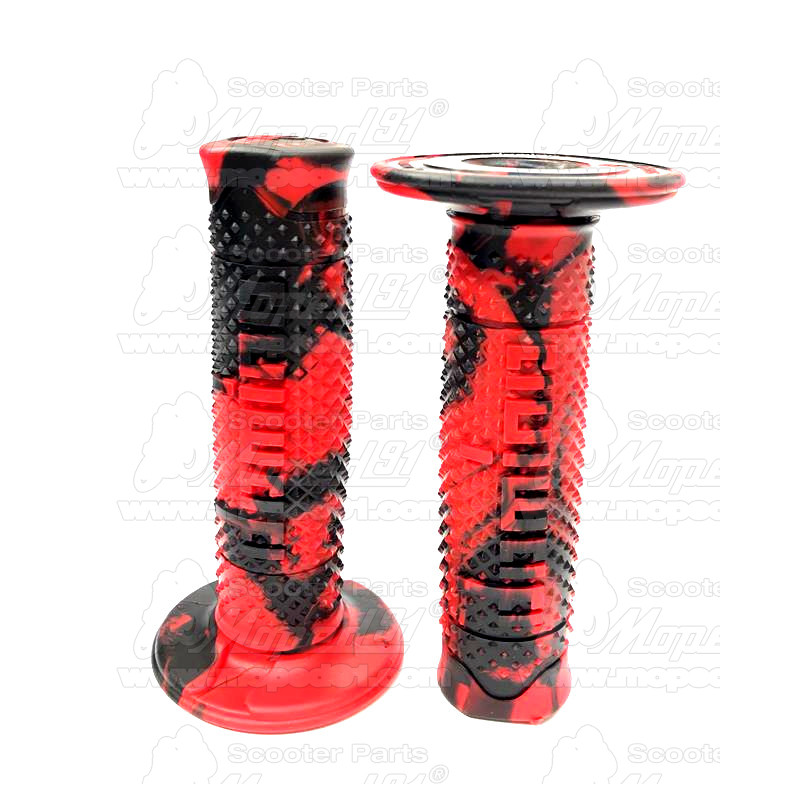 markolat motorkerékpár piros-fekete párban kígyóbőr mintás 120 mm DOMINO