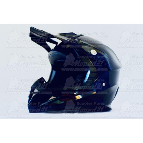 bukósisak cross DARTH FORCE fényes Méret: XL. Szín: fekete . Nettó súly: 1,6kg. Tulajdonságok: ABS héjszerkezet, felső légbeöm