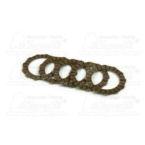 kuplung lamella szett SIMSON S 50 / S 51 / S 70 / ROLLER SR 50 / ROLLER SR 80 / SCHWALBE KR 51 TUNING 2,5mm 5-db-os (224680) Ném