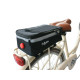 kerékpár táska csomagtartóra, világítással, 28x16x11 cm, anyaga: 600D nylon szövet, súly: 280g,fröccsenésálló,kényelmes kézben t