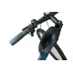 kerékpár váztáska 300x100x150 mm, nyereg alá szerelhető, anyaga: 600D poliészter vízálló cipzár, űrtartalom: 1,5 liter,súly: 120