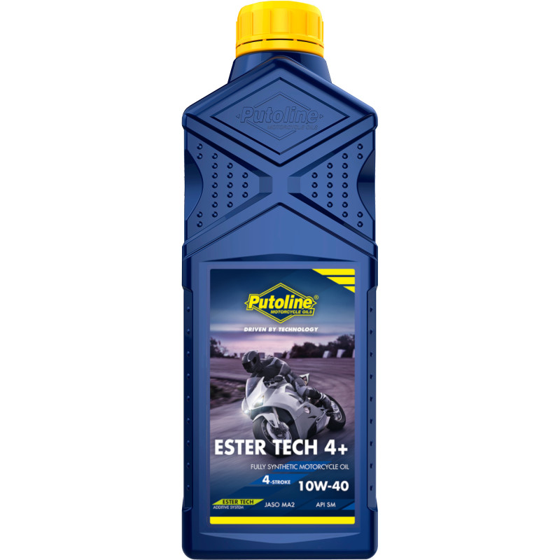 PUTOLINE Ester Tech 4 10W-40 egy teljesen szintetikus, kiváló teljesítményű 4 ütemű verseny motorolaj. A kiváló minőségű alapola
