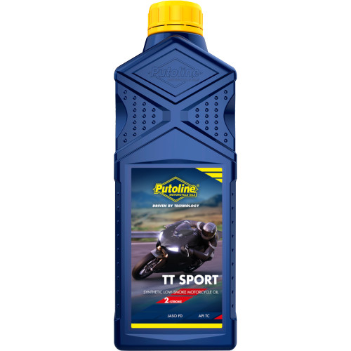 PUTOLINE TT Sport tiszta égésű, nagy teljesítményű 2 ütemű olaj. A termék a következő tulajdonságokkal rendelkezik: Minimalizálj