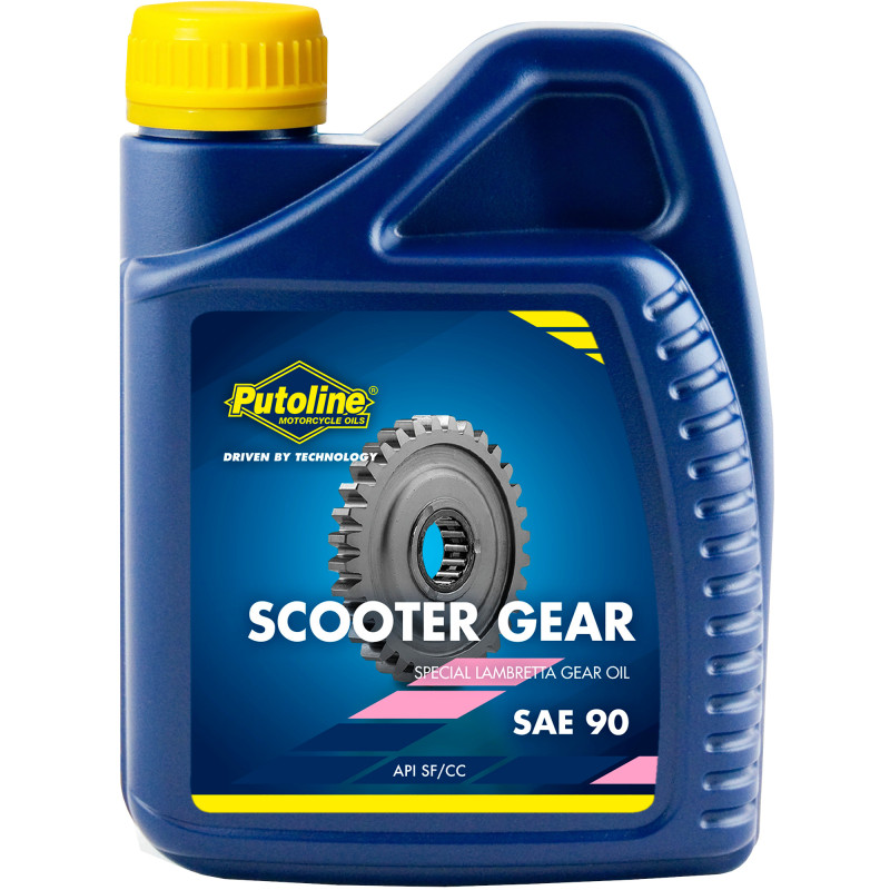 PUTOLINE Scooter Gear Oil SAE 90 Ásványi robogó hajtóműolaj 90W Kiszerelés: 500 ml 