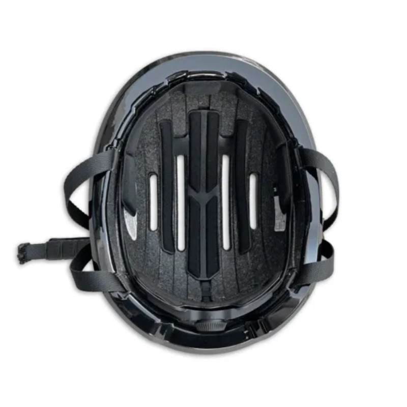kerékpár fejvédő LED világítással CITYLIGHT, L (59-62), unisex, fekete, LYNX