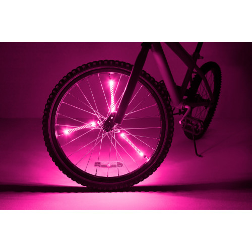 kerékpár küllő fénycső pink BRIGHTZ