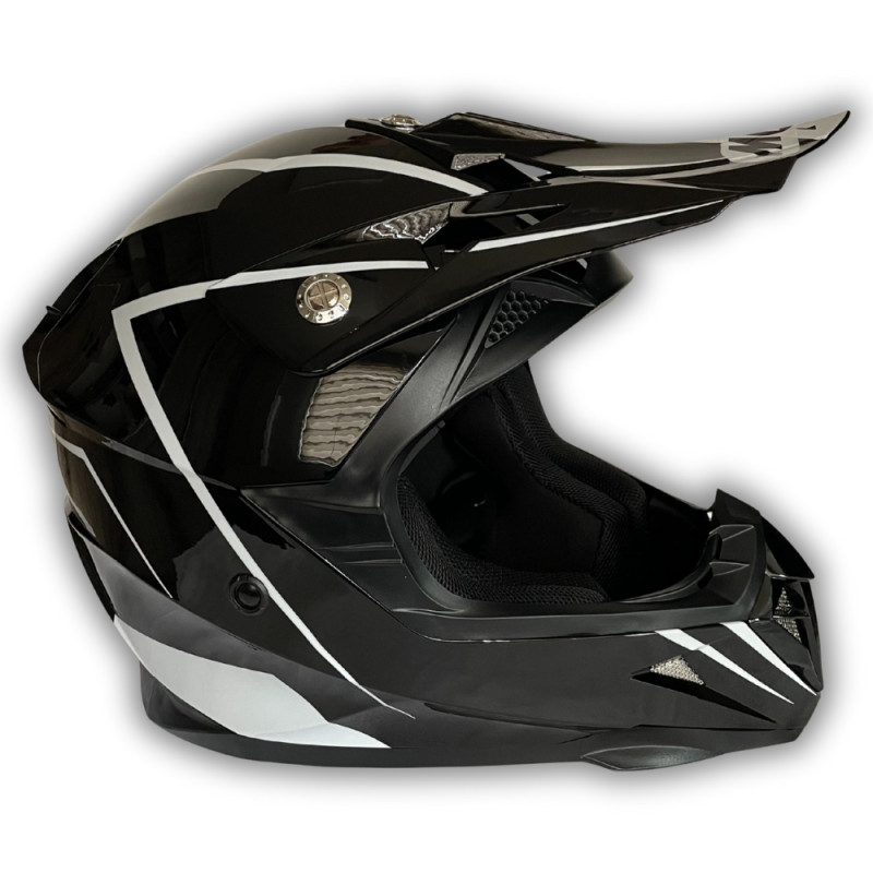 bukósisak cross BLACK-WHITE XS MZONE