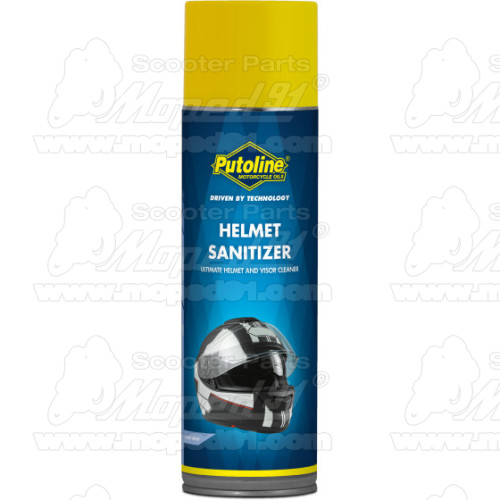 PUTOLINE Helmet Sanitizer bukósisak plexi tisztító spray 75 ml, A sisakfertőtlenítő higiénikus, habzó sisaktisztító. A termék gy