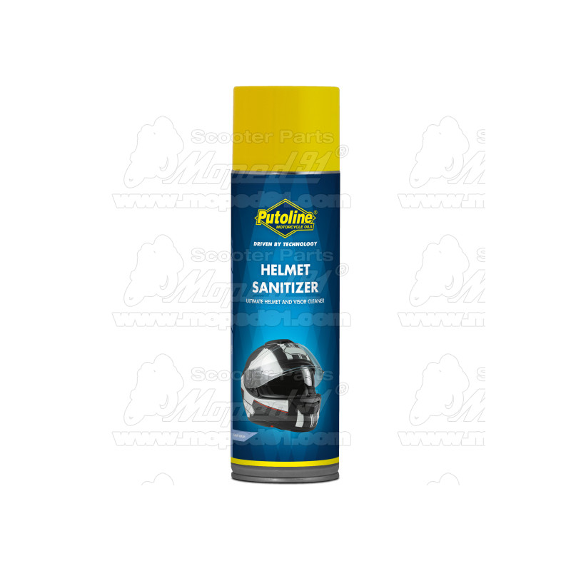 PUTOLINE Helmet Sanitizer bukósisak plexi tisztító spray 75 ml, A sisakfertőtlenítő higiénikus, habzó sisaktisztító. A termék gy