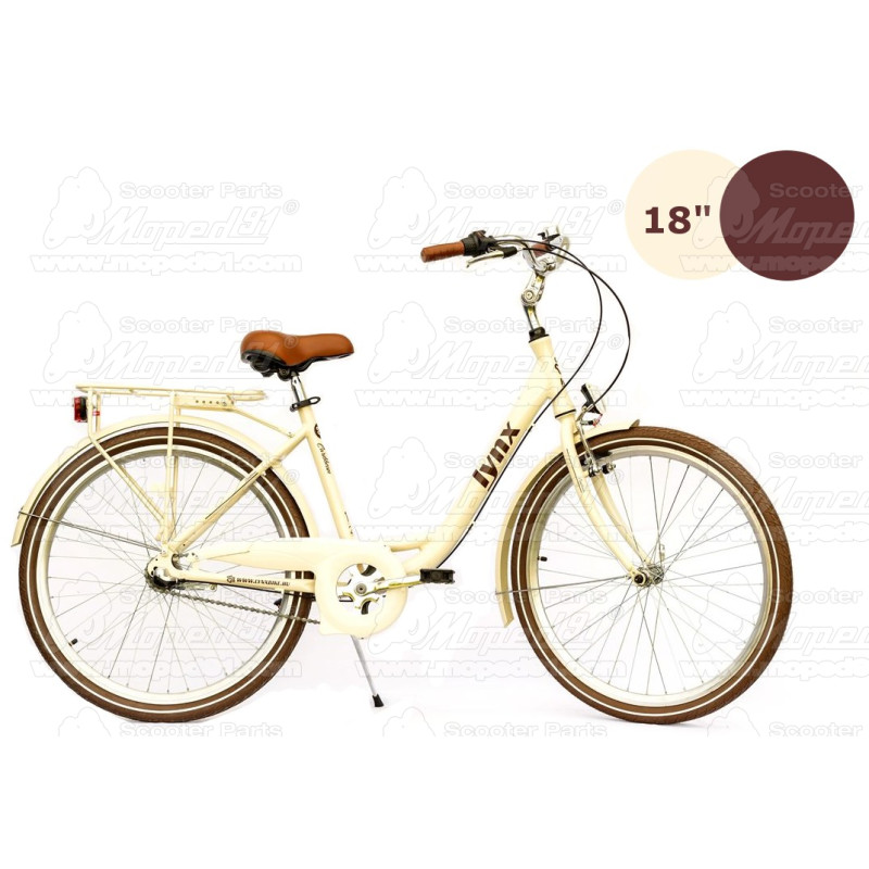 LYNX Kerékpár 28" 3 seb. 18" váz beige LADY CARIBBEAN- CITY ( súly: 15,4 kg)