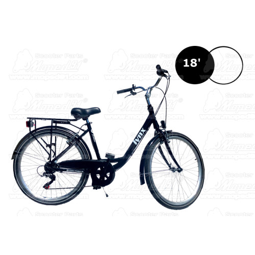 LYNX Kerékpár 28" 6 seb. 18" váz black UNISEX CARIBBEAN- CITY ( súly: 15,3 kg)
