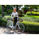 LYNX Kerékpár 26" 3 seb. 17" váz white LADY CARIBBEAN- CITY ( súly: 14,7 kg)