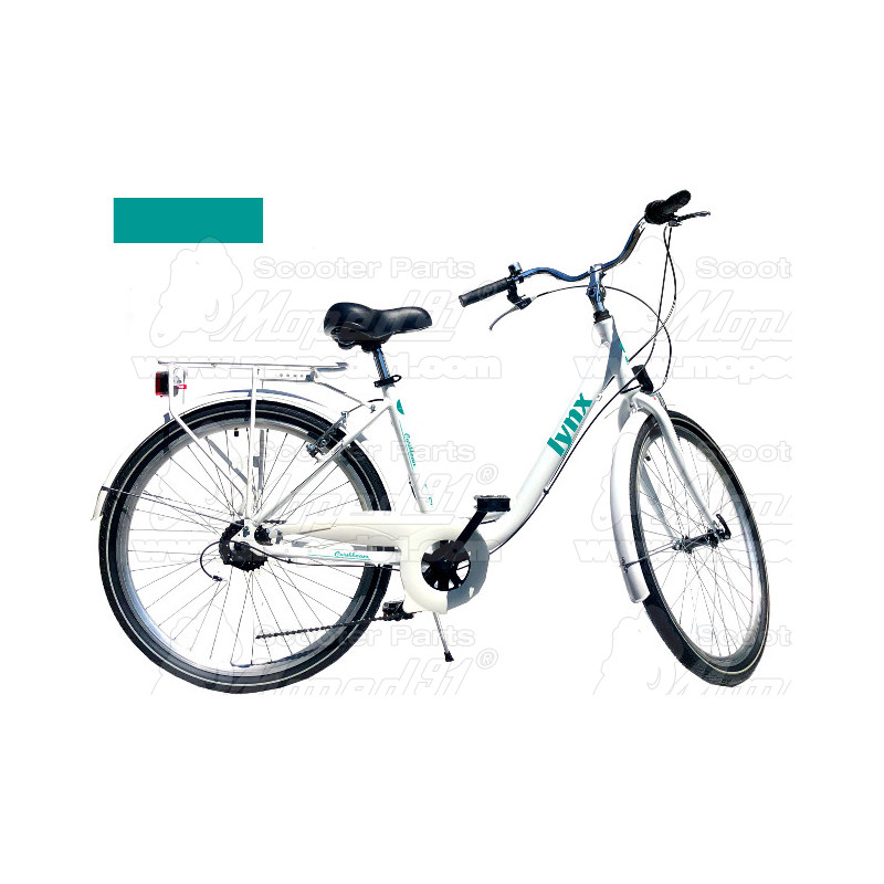 LYNX Kerékpár 28" 3 seb. 18" váz white-turkiz UNISEX CARIBBEAN- CITY ( súly: 15,4 kg)