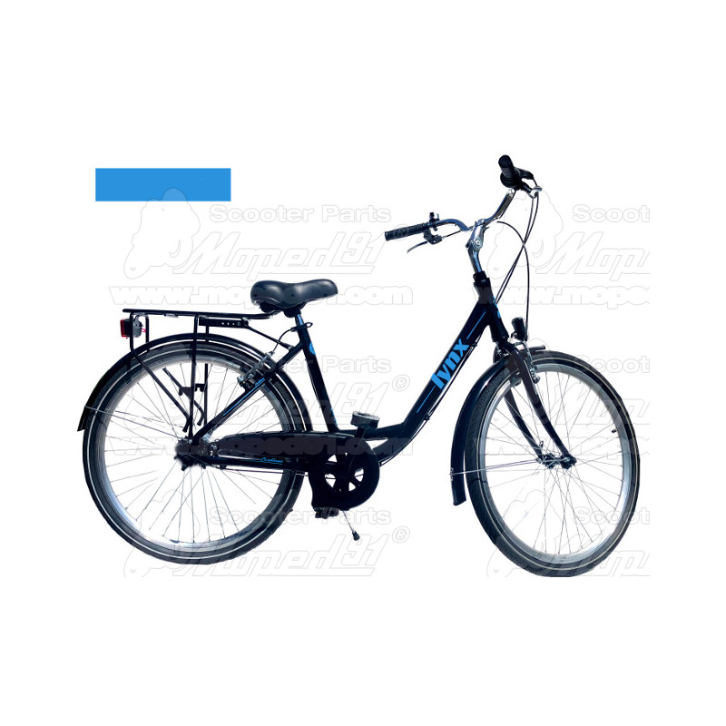 LYNX Kerékpár 28" 3 seb. 18" váz black-blue UNISEX CARIBBEAN- CITY ( súly: 15,4 kg)