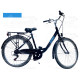 LYNX Kerékpár 28" 6 seb. 18" váz black-blue UNISEX CARIBBEAN- CITY ( súly: 15,3 kg)