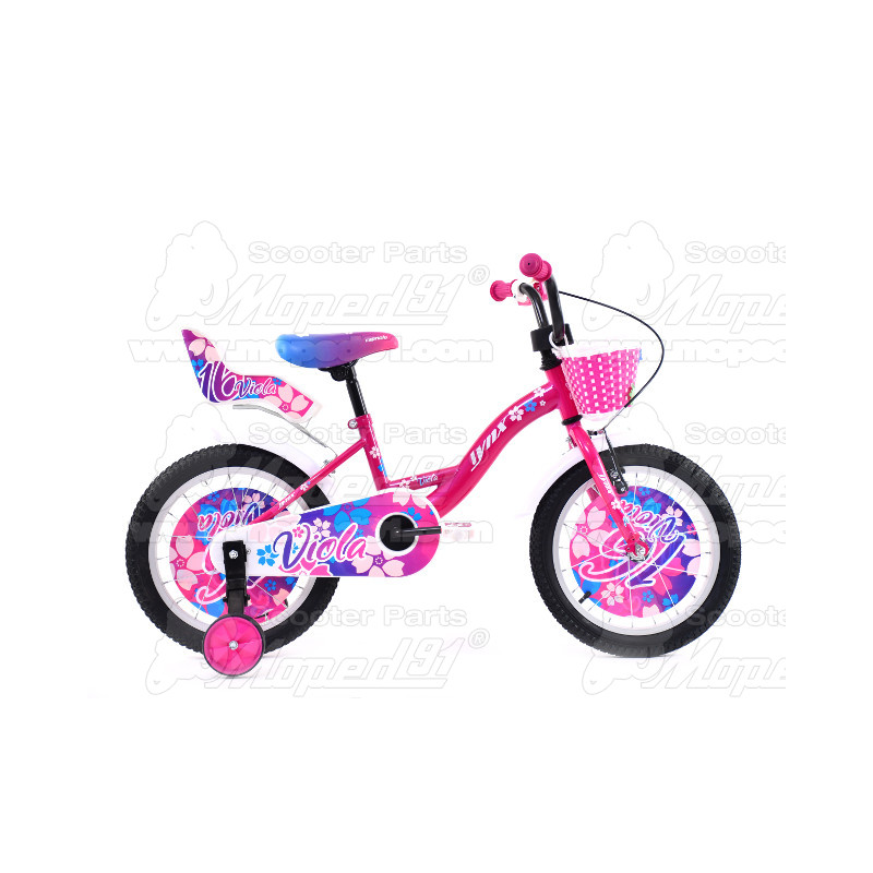 LYNX Kerékpár 16" 9" váz pink- purple-blue KID-VIOLA 