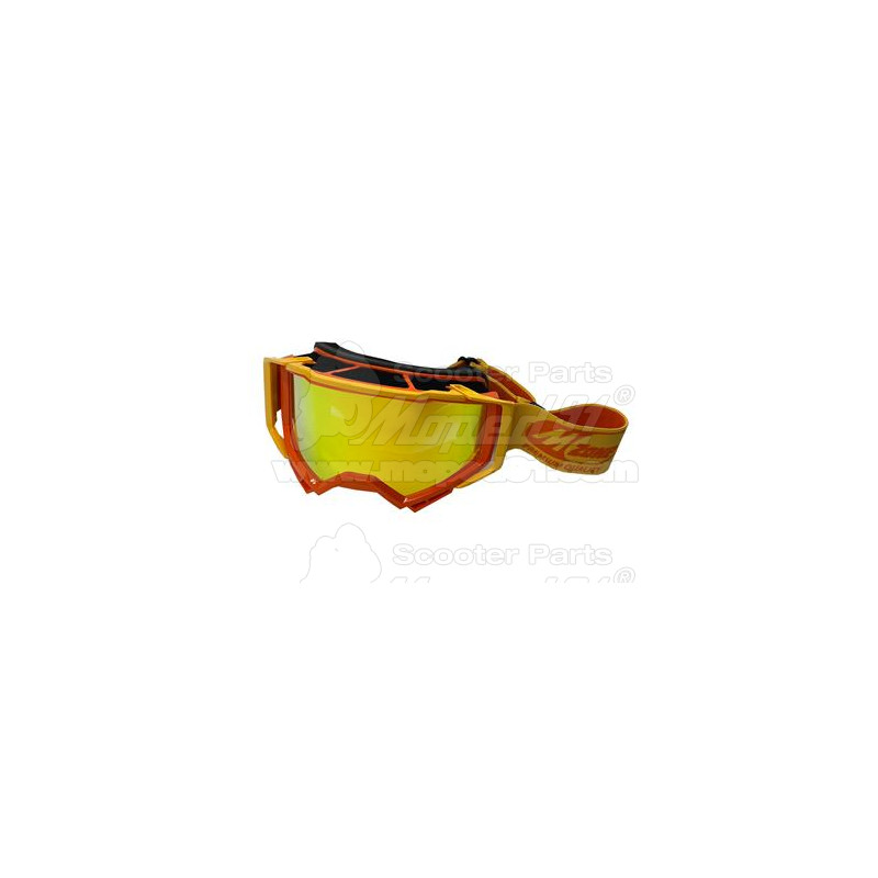 szemüveg cross szimpla karcálló felülettel ellátott szürke lencsével, tükörbevonattal, 3rétegű szivaccsal, 3vonalas csúszásgátló