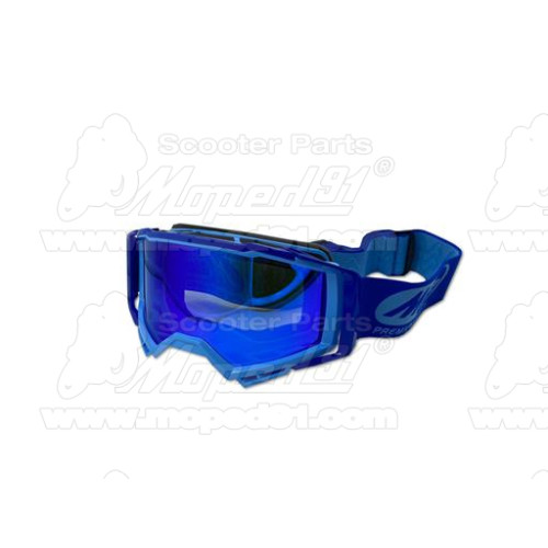 szemüveg cross szimpla karcálló felülettel ellátott szürke lencsével, kék bevonattal, 3rétegű szivaccsal, 3vonalas csúszásgátló 