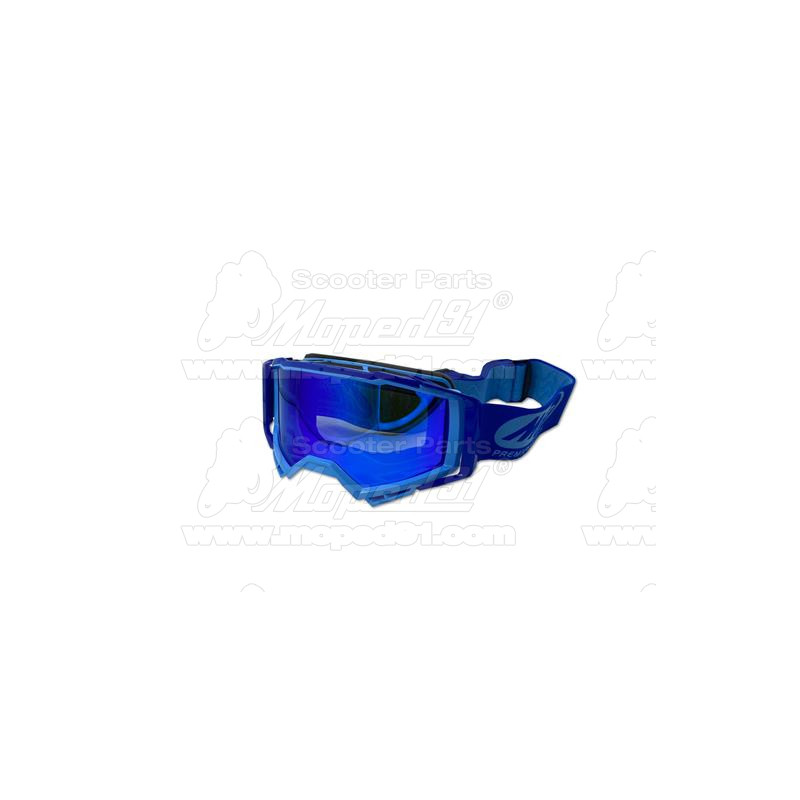 szemüveg cross szimpla karcálló felülettel ellátott szürke lencsével, kék bevonattal, 3rétegű szivaccsal, 3vonalas csúszásgátló 
