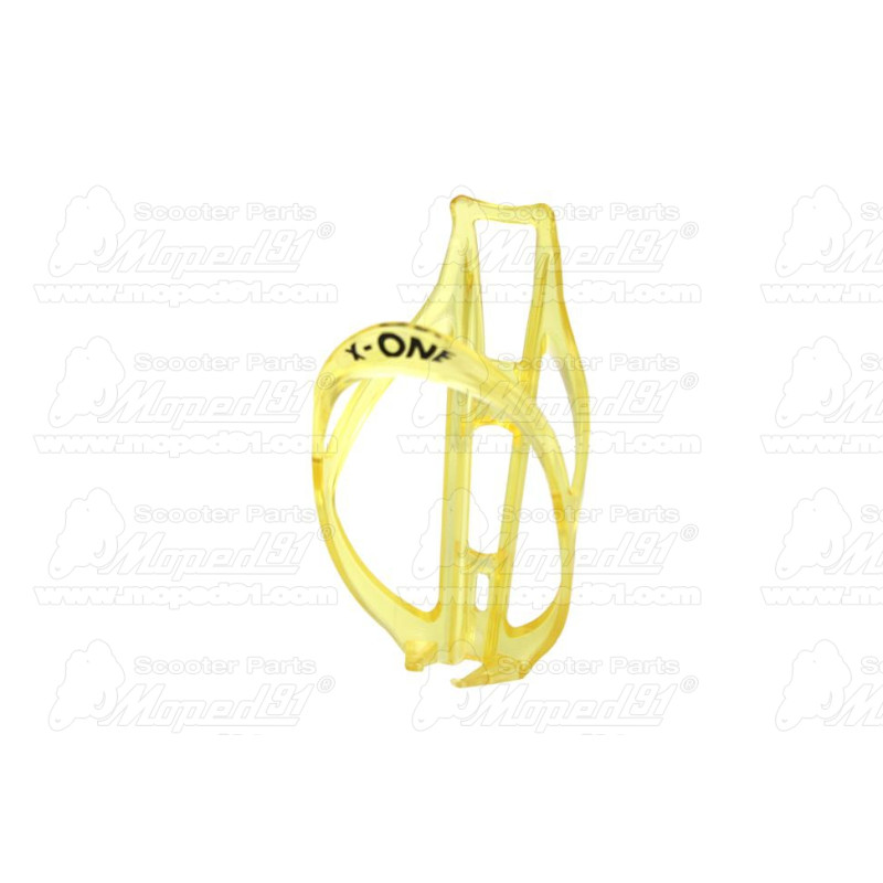 kerékpár kulacstartó, könnyű műanyag kompozit anyagból, 35 g. átlátszó sárga MTB LYNX
