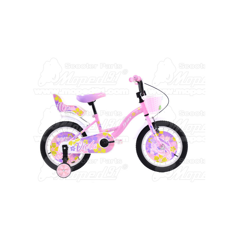 LYNX Kerékpár 16" 9" váz baby pink KID-VIOLA 