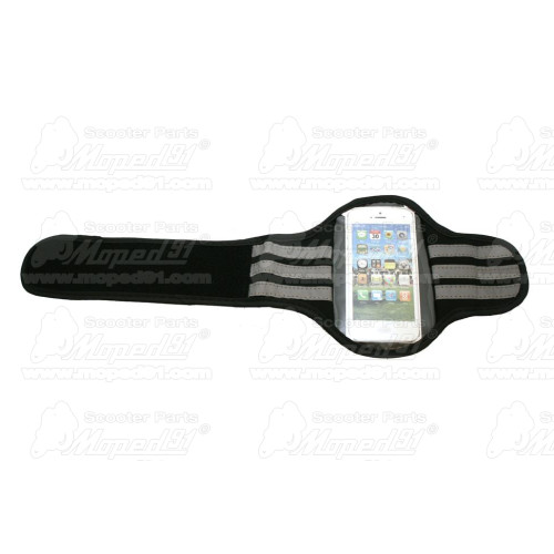 telefontartó karpánt, felkarra rögzíthető egy kényelmes neoprén pánttal, tépőzárral állítható. mérete: 14.5x12 cm