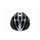kerékpár fejvédő FLASH, S (51-54), unisex fekete- ezüst, stabil szerkezet, szilárdabb és tartósabb,állítható hevedercsatt, könny