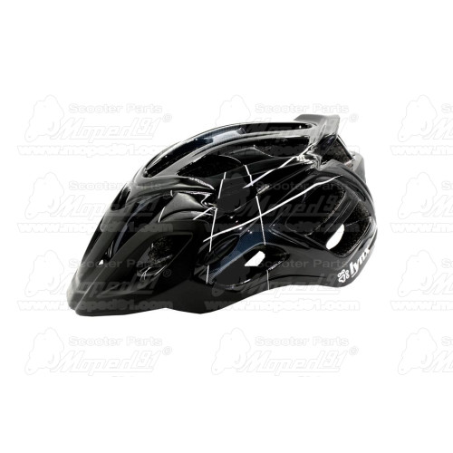 kerékpár fejvédő BLACK MOTION, L (58-61), unisex, fekete,stabil szerkezet, szilárdabb és tartósabb,állítható hevedercsatt, könny