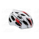kerékpár fejvédő RED MOTION, M (55-58), unisex, fehér-piros, stabil szerkezet, szilárdabb és tartósabb,állítható hevedercsatt, k