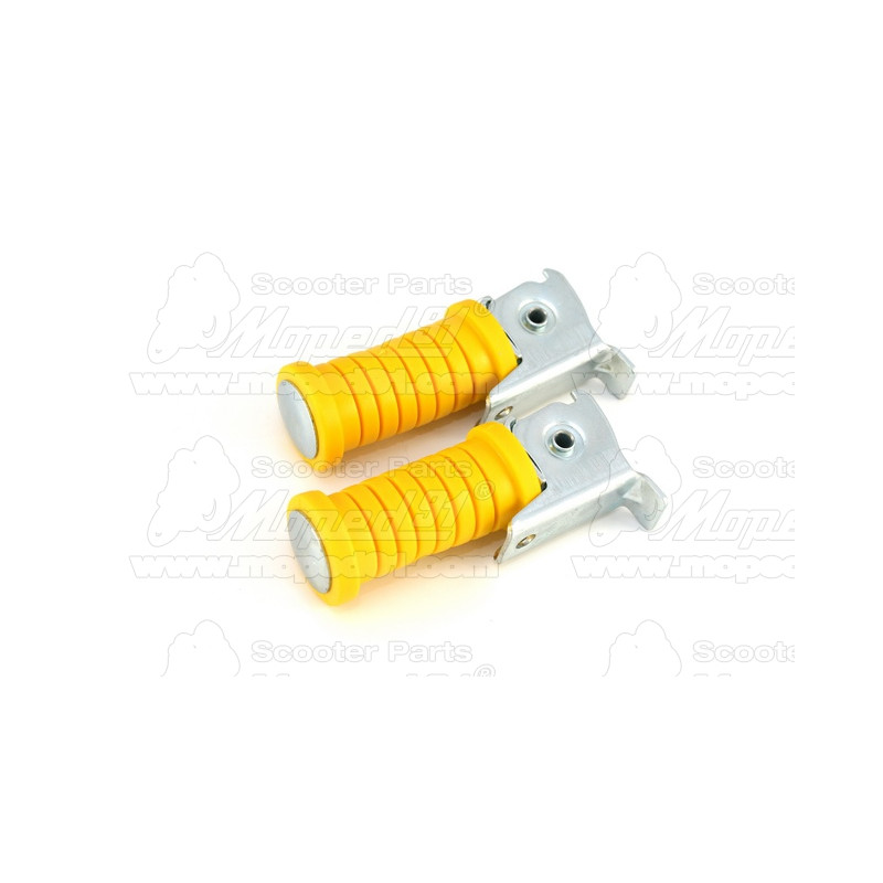 pótlábtartó felhajthatós sárga párban SIMSON 50 / S51 / S70 / SCHWALBE KR51 (344600) Német Minőség MZA