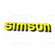 matrica SIMSON tankra sárga